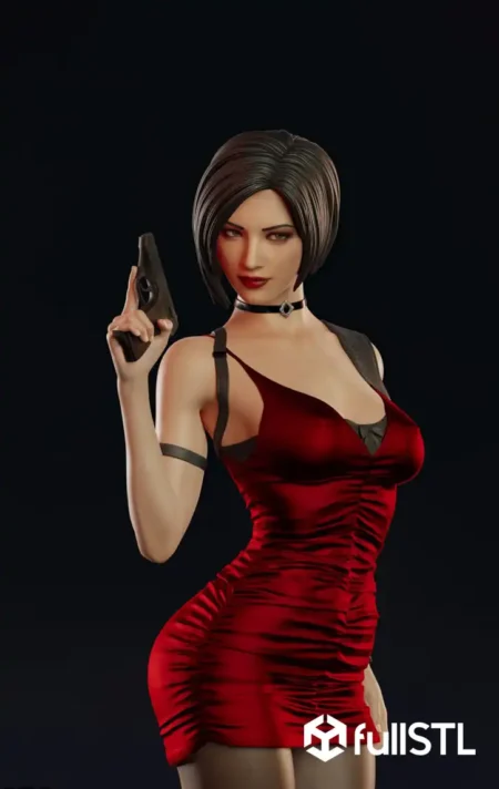 Ada Wong Resident Evil 2 Outfit STL 3D Print Model