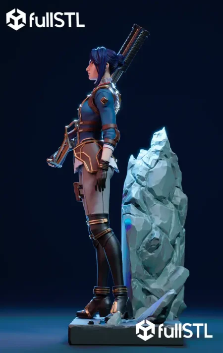 Caitlyn League of Legends STL 3D Print Model