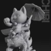Chibi Turbo Granny Cat – Dandadan STL 3D Print Model