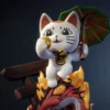 Chibi Turbo Granny Cat – Dandadan STL 3D Print Model