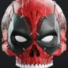 Skullified Deadpool Helmet Mask Cosplay STL 3D Print Model