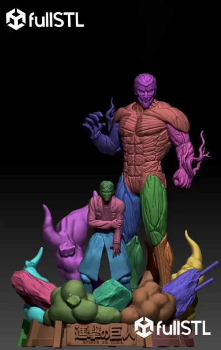 Reiner Armored Titan STL 3D Print Model