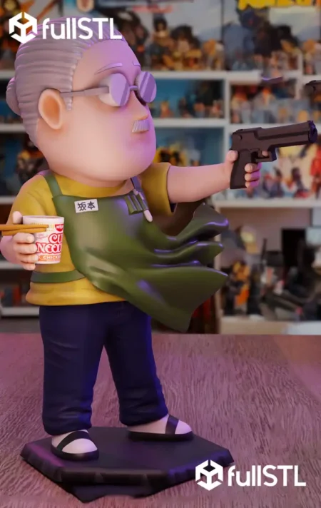 Taro Sakamoto Chibi STL 3D Print Model