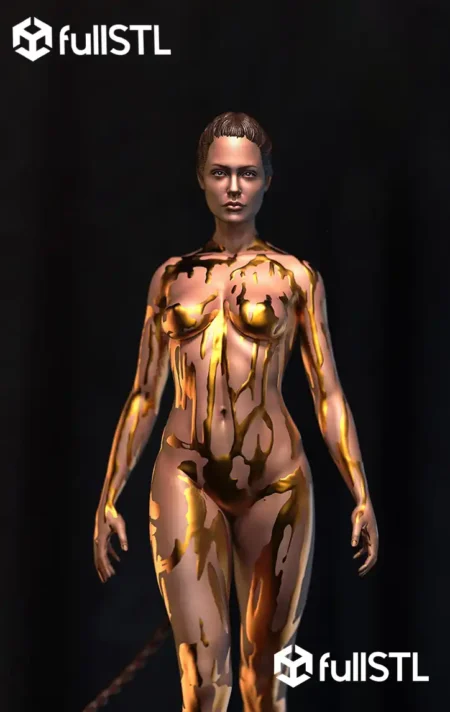 Beowulf Angelina Jolie Fanart STL 3D Print Model