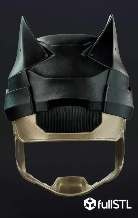 Dark Detective Helmet Cosplay STL 3D Print Model