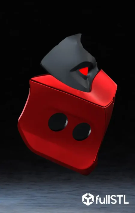 Red Hood Outlaw Mask Cosplay STL 3D Print Model