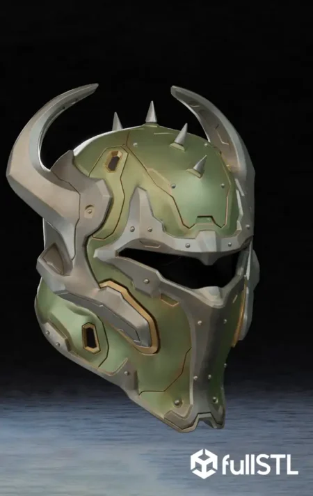Doom Sentinel Helmet Cosplay STL 3D Print Model