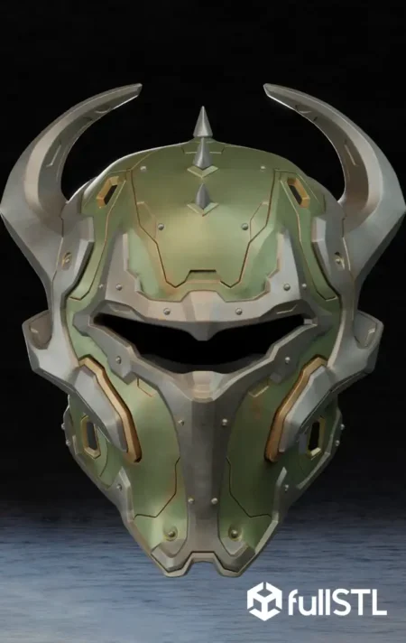 Doom Sentinel Helmet Cosplay STL 3D Print Model