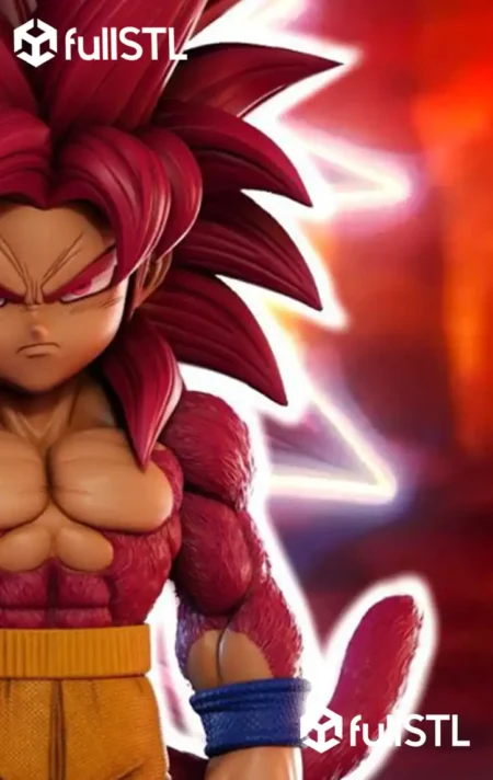 Goku Daima Super Saiyan STL 3D Print Model