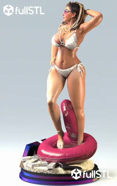 Lucia GTA 6 STL 3D Print Model