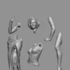 Marilyn Monroe STL 3D Print Model