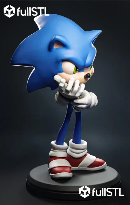 Sonic the Hedgehog STL 3D Print Model