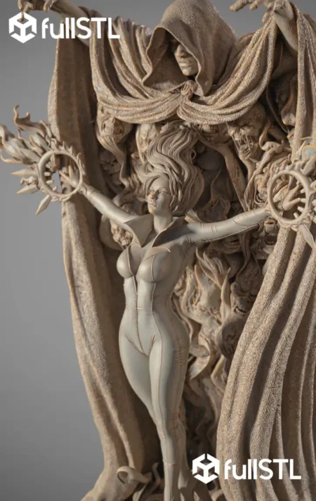 Cloak and Dagger Marvel Diorama STL 3D Print Model