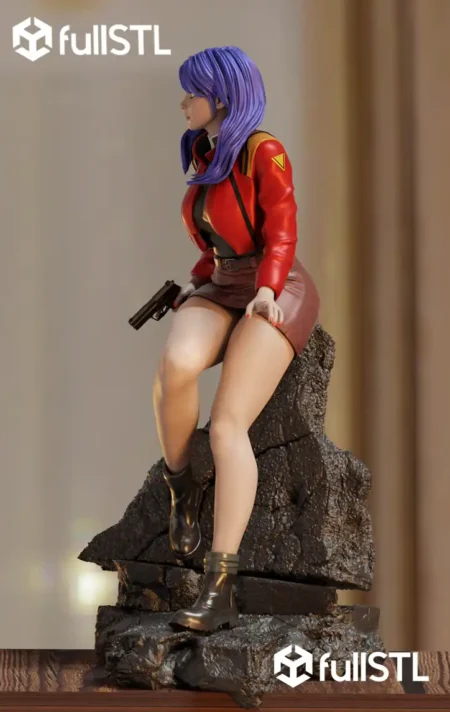 Misato Katsuragi Evangelion STL 3D Print Model