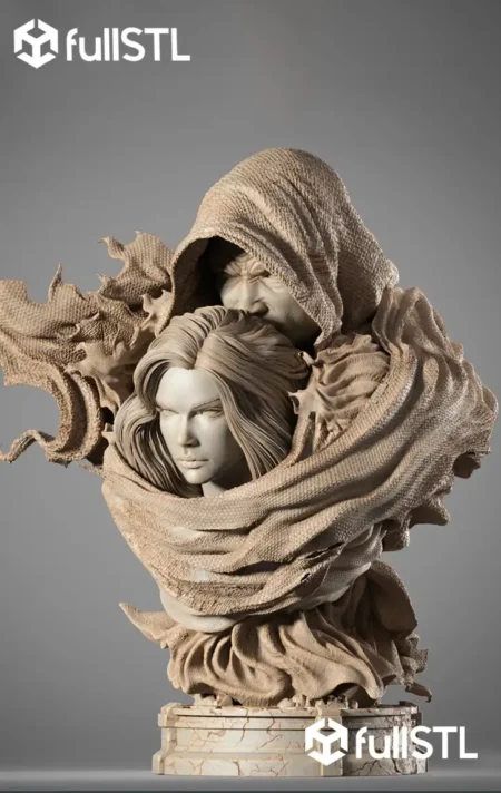 WICKED Marvel Cloak and Dagger Portrait Bust STL 3D Print Model