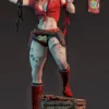 Harley Quinn Cowgirl STL 3D Print Model