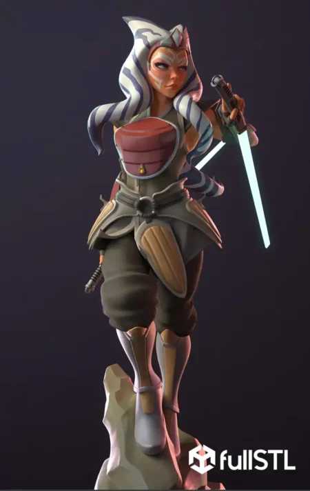 Ahsoka Tano V7 Star Wars STL 3D Print Model