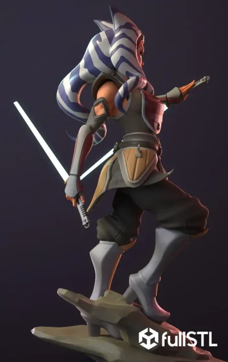 Ahsoka Tano V7 Star Wars STL 3D Print Model