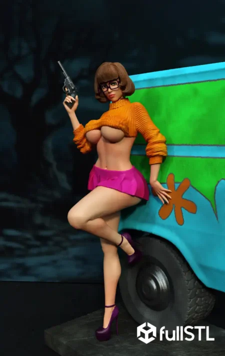 Velma Detective Sculptures STL 3D Print Model