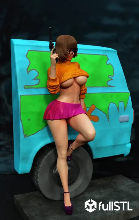 Velma Detective Sculptures STL 3D Print Model