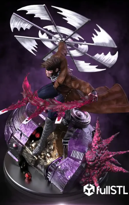 Gambit from Marvel STL 3D Print Model