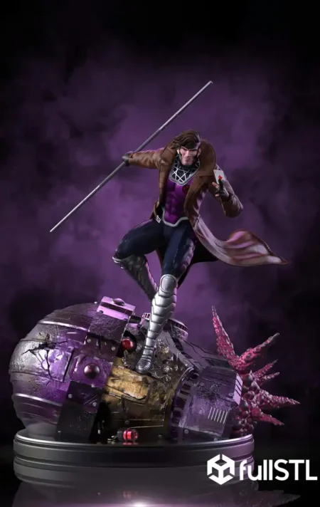 Gambit from Marvel STL 3D Print Model