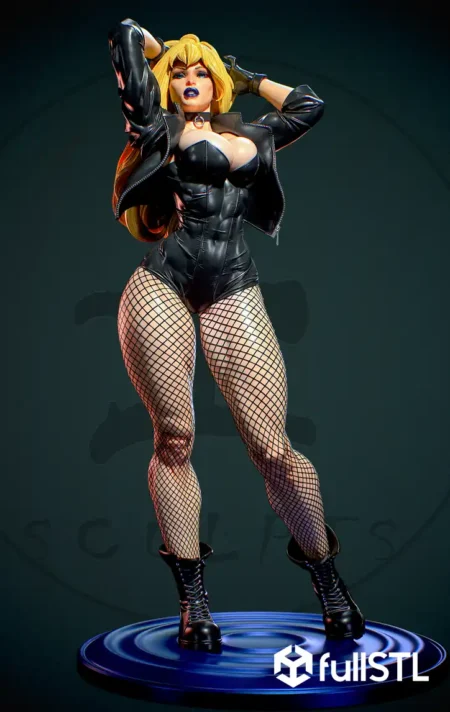 Black Canary STL 3D Print Model