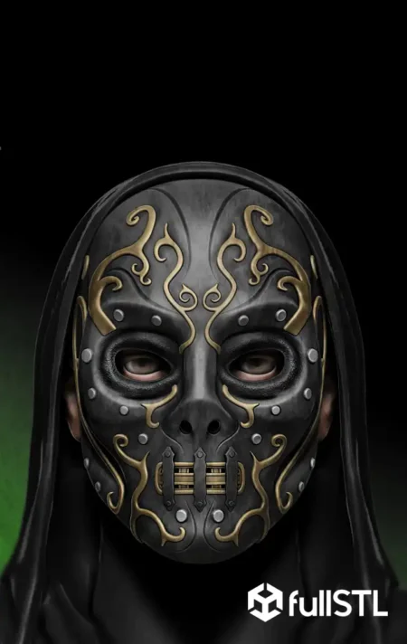 Cosplay STL Files Death Eater Mask 3D Print Model