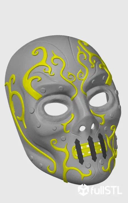 Cosplay STL Files Death Eater Mask 3D Print Model