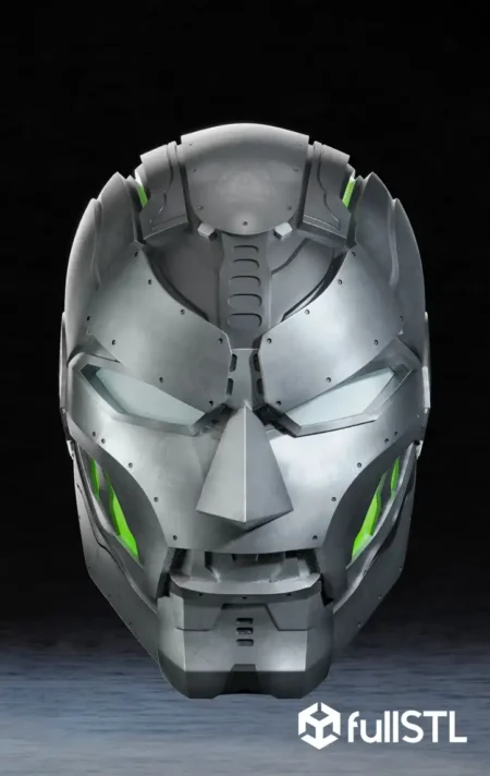 Cosplay STL Files Dr Doom MCU Helmet V2 3D Print Model