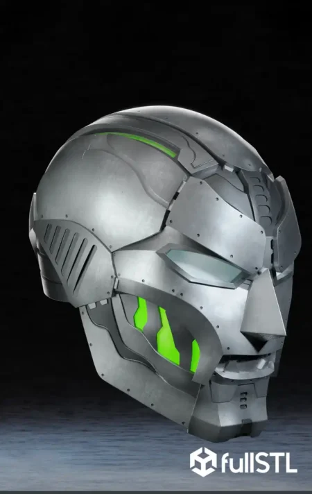 Cosplay STL Files Dr Doom MCU Helmet V2 3D Print Model