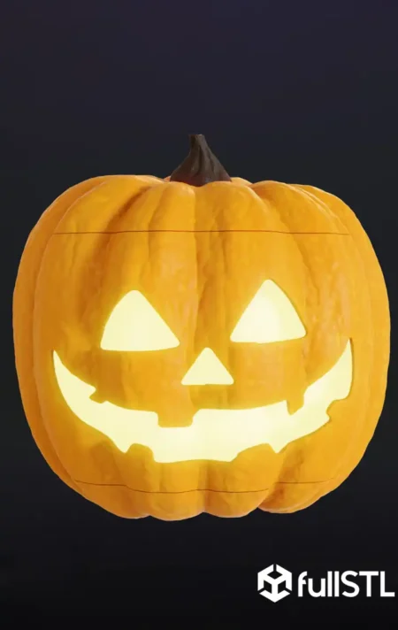 Cosplay STL Files Pumpkin Head Wearable 3D Print Model