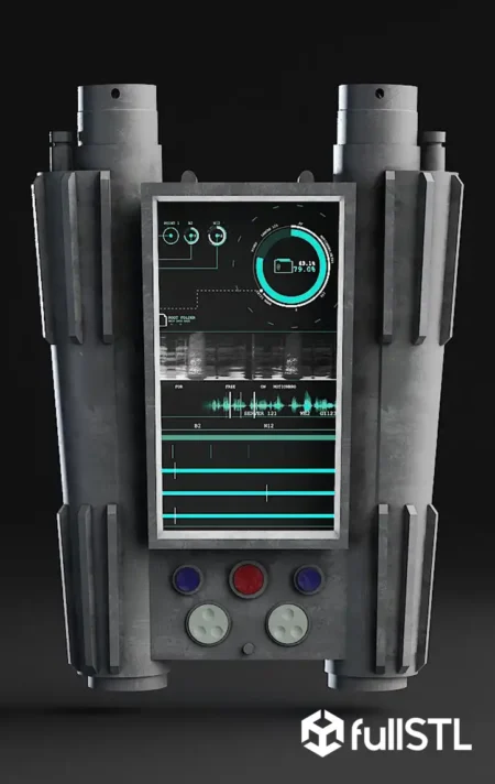 Cosplay STL Files Techs Data Pad Star Wars Wearable 3D Print Model