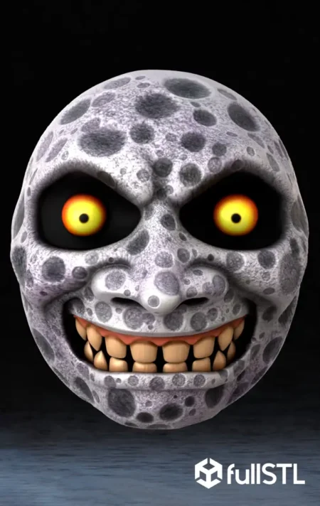 Cosplay STL Files Majora’s Moon Mask 3D Print Model