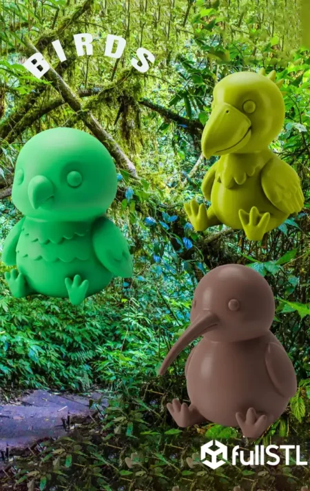 Mini Animals Pack V3 STL 3D Print Model