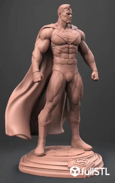 DC Comics Statue Superman STL 3D Print Model