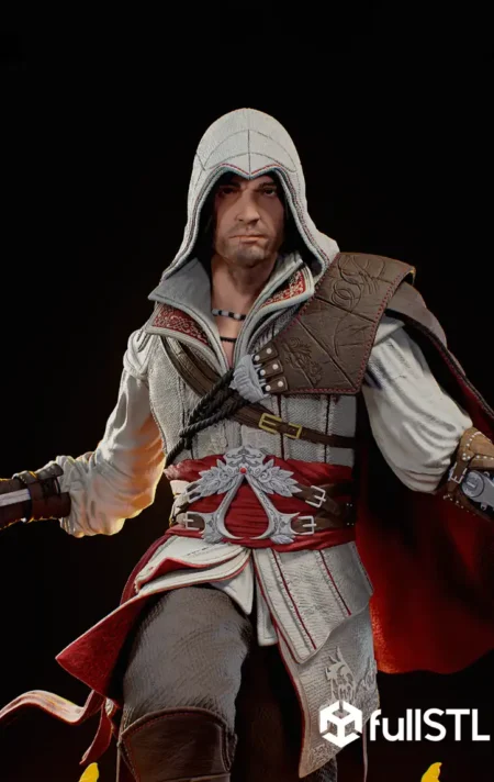 Ezio Assassins Creed Flame Base STL 3D Print Model