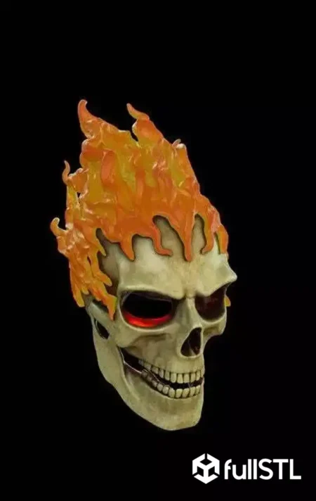 Ghost Rider Cosplay STL 3D Print Model