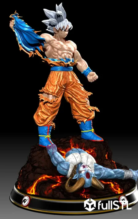 Goku Defeat Moro Dragon Ball STL 3D Print Model