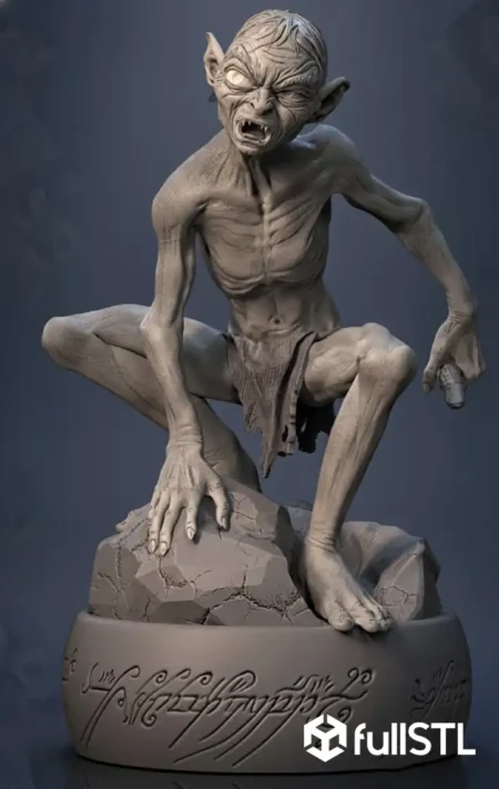 Gollum STL 3D Print Model