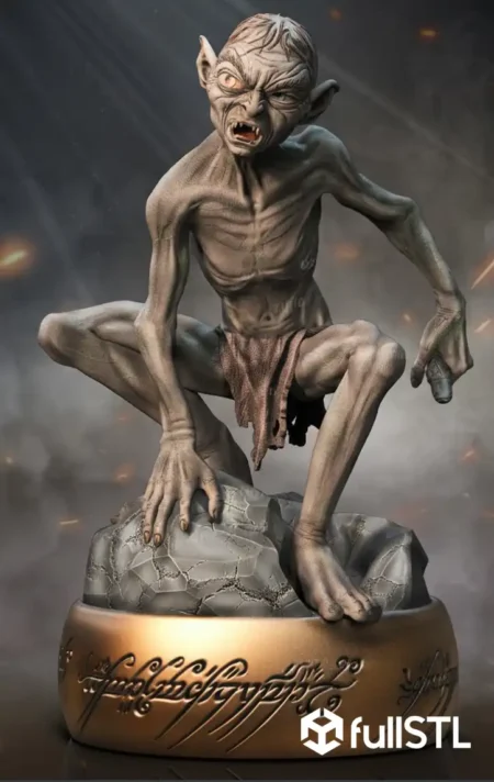 Gollum STL 3D Print Model