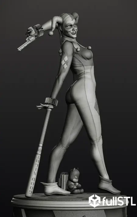 Harley Quinn Clown 3D Print STL Model