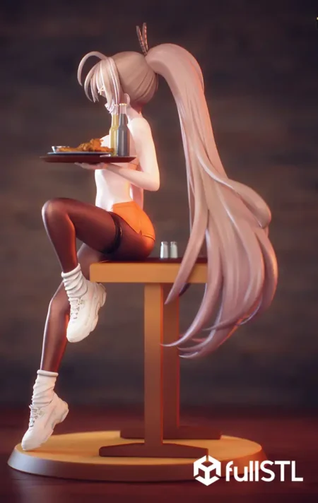 Hooters Mumei Hololive STL 3D Print Model