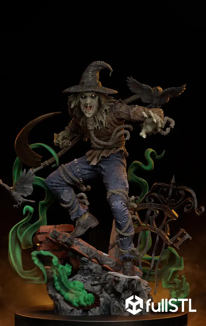 Scarecrow DC STL 3D Print Model