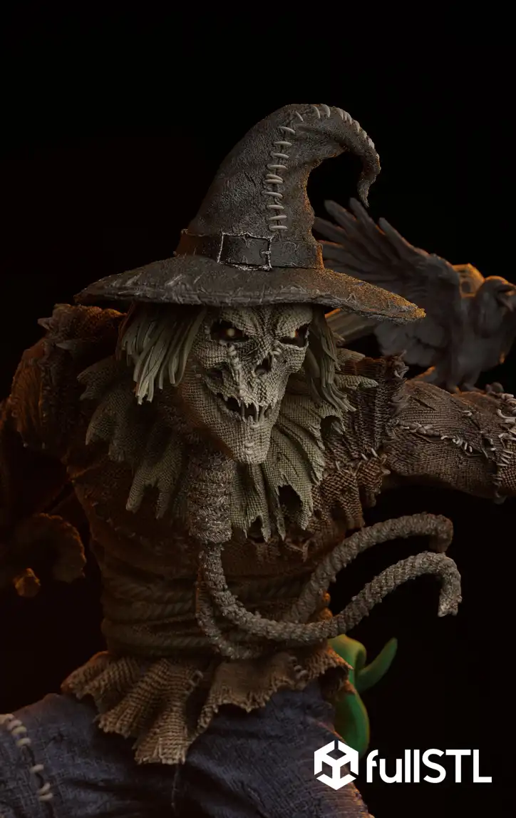 Scarecrow DC STL 3D Print Model