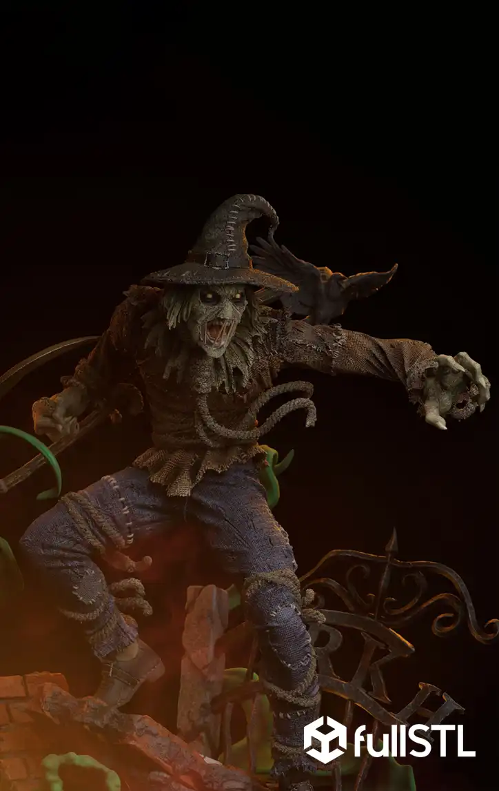 Scarecrow DC STL 3D Print Model