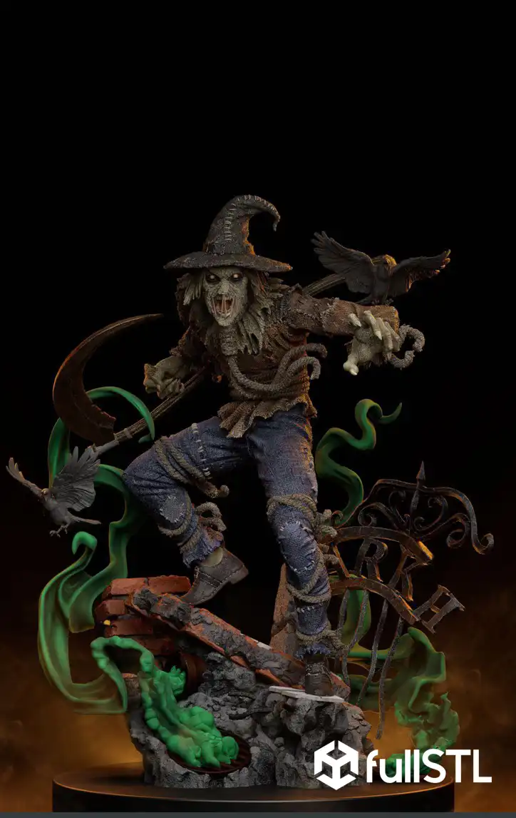 Scarecrow DC STL 3D Print Model