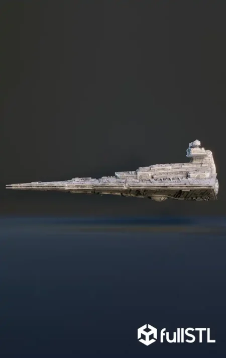 Tea Light Star Destroyer STL 3D Print Model