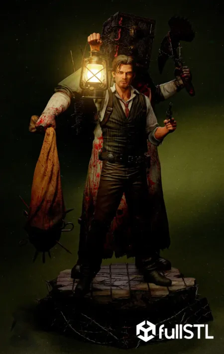 The Evil Within Diorama STL 3D Print Model