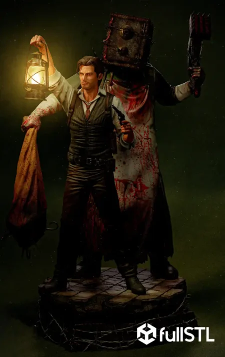The Evil Within Diorama STL 3D Print Model
